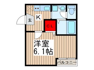 プレリ春日部の物件間取画像